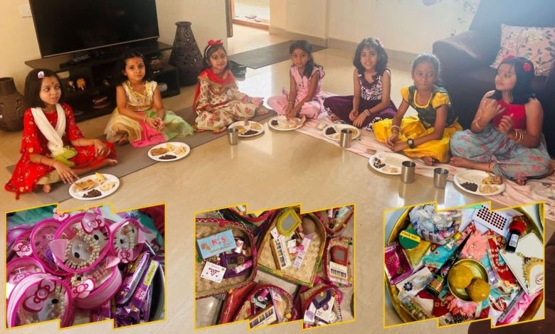 नवरात्रि कन्या पूजन में बच्चियों को दिए जाने वाले शुभ उपहार और पूजा सामग्री