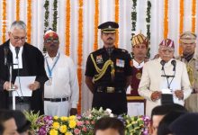 उत्तराखंड के नए राज्यपाल डॉ. ढाल सिंह बिसेन का शपथ ग्रहण समारोह